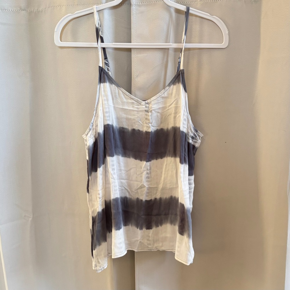 HAYDEN LOS ANGELES Tie Dye Camisole Tank Top Women Medium Rayon V Neck Y2K 19488